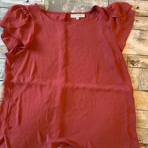 Beautiful coral loft blouse